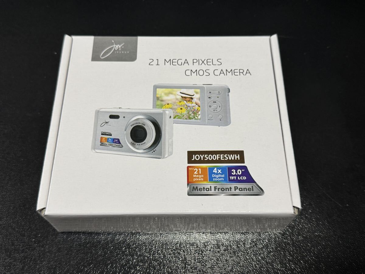 【新品未開封】ジョワイユ JOYEUX JOY500FES コンパクトデジタルカメラ デジカメ ジョワイユ デジタルカメラ JOY500FESWH コンデジ拍卖