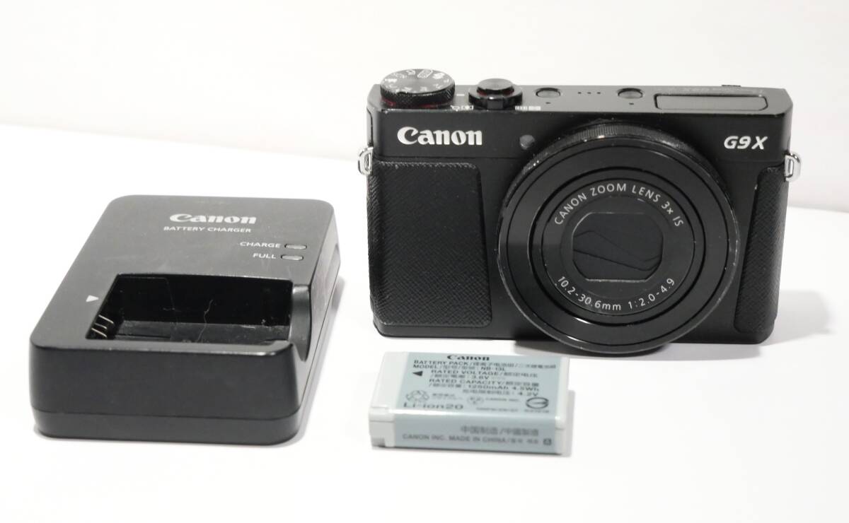 キヤノン Canon PowerShot G9 X(純正充電器・純正バッテリー付) ジャンク品拍卖