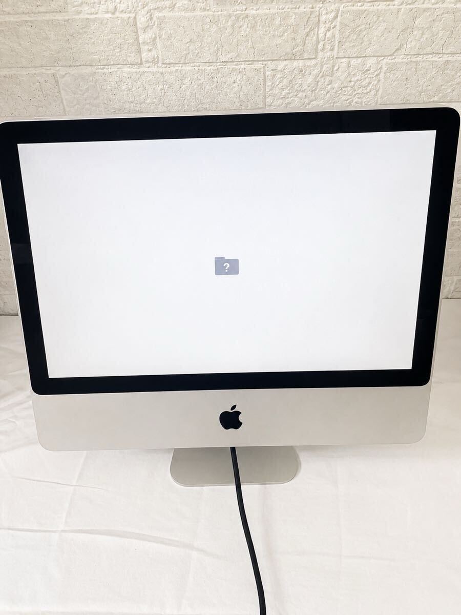 Apple iMac 20インチ 旧型 A1224系 デスクトップPC 通電確認済み ?フォルダ表示 ジャンク 現状品 拍卖