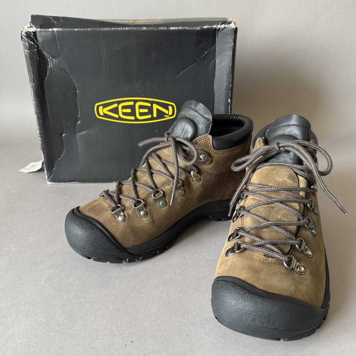 MS4824 KEEN キーン Men's メンズ Cortina Mid コルティナ ミッド Bison バイソン サイズ:26cm/US8 箱あり (検)トレッキングシューズ 登山拍卖