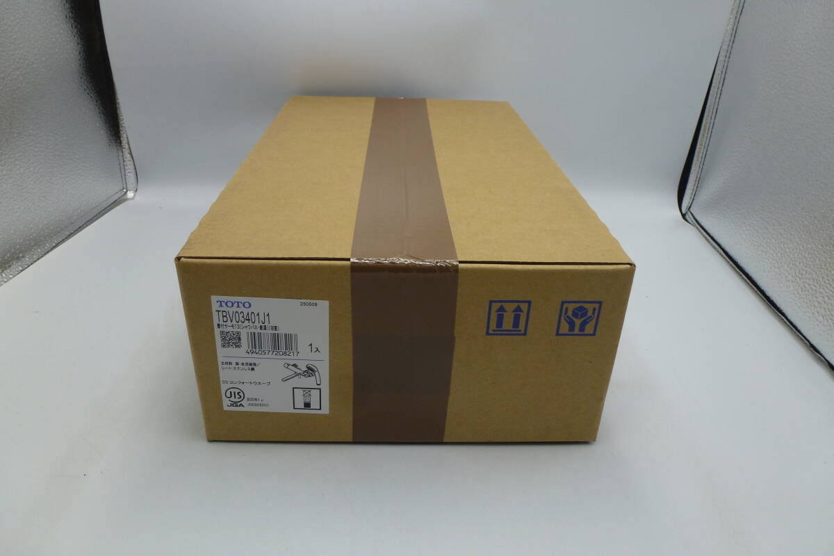 送料無料 TOTO 壁付サーモスタット混合水栓 TBV03401J1 未開封拍卖