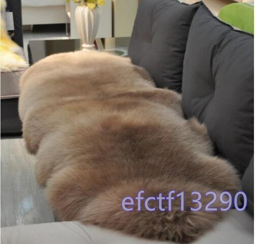 天然ムートンフリース ファー マッ メリノムートン100%ラグマット★ムートンラグ2p 75*180cm拍卖