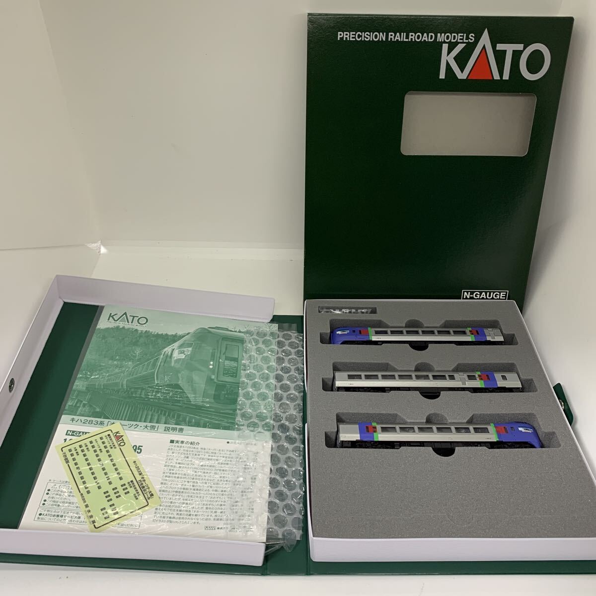 美品 動作確認済み KATO Nゲージ 10-1894 キハ283系「オホーツク・大雪」 3両セット 旭川・網走 1円〜拍卖