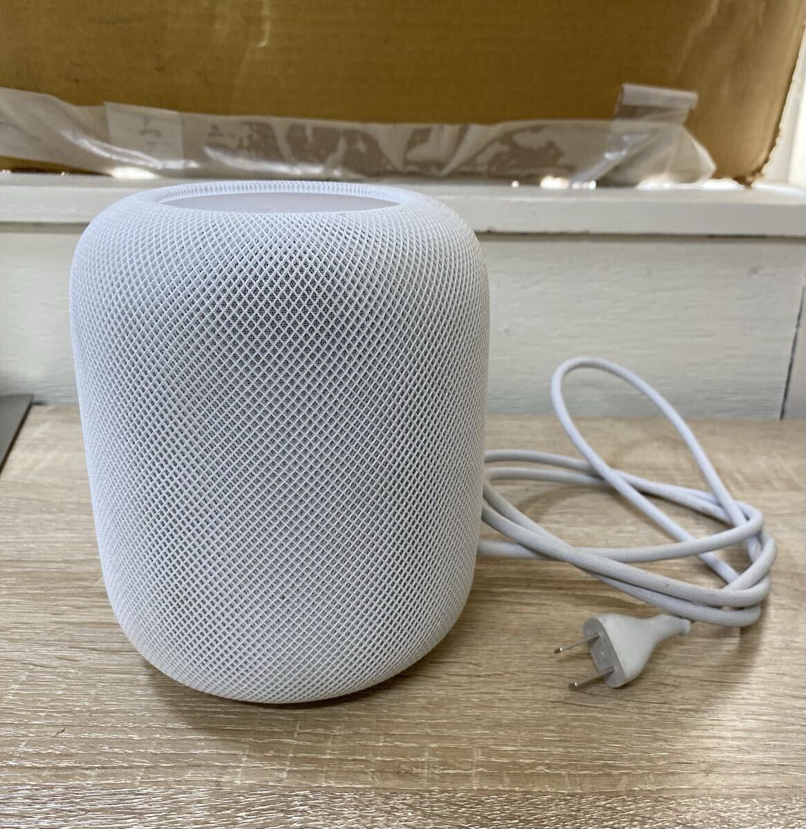 Apple HomePad 第2世代 ホワイト A2825 スマートスピーカー ホームポッド アップル 初期化済拍卖