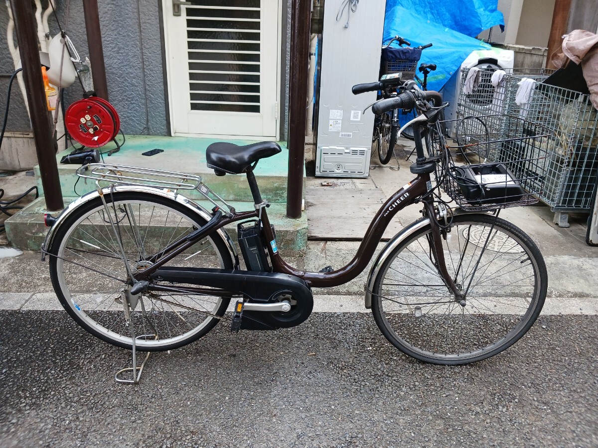 21131-05★直接引取大歓迎★YAMAHA/ヤマハ PAS CHEER 電動アシスト自転車 26インチ X2RG-0012586 動作確認済み★拍卖