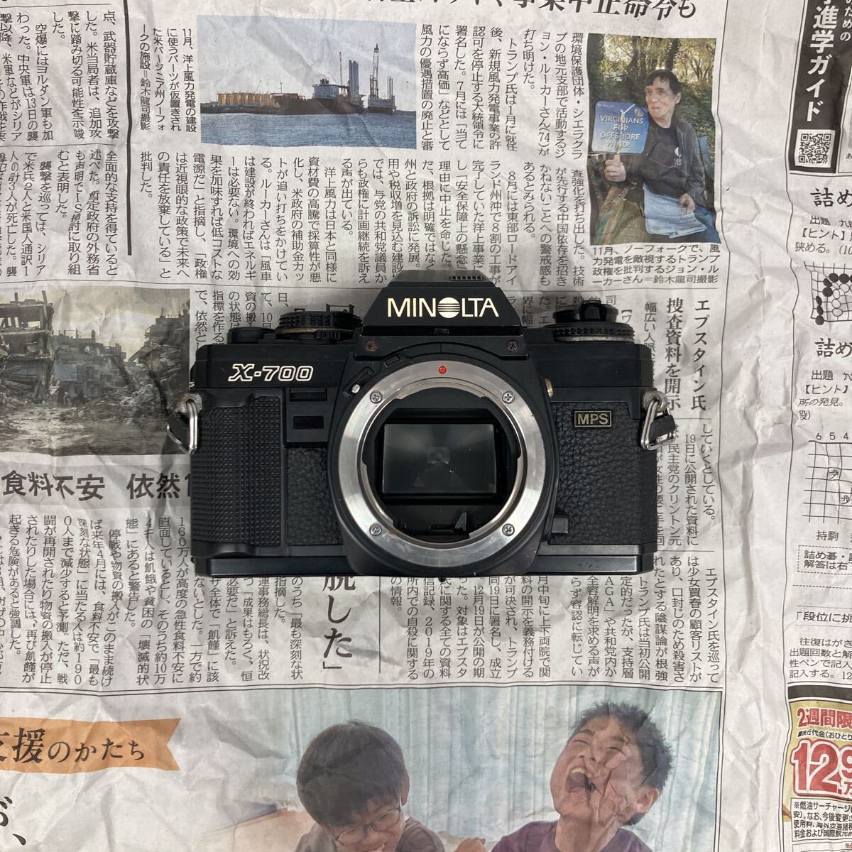【A6】MINOLTA X-700 一眼レフ フィルムカメラ ボディ ジャンク品拍卖