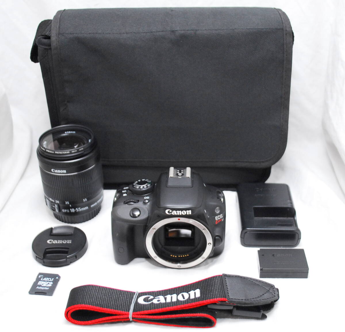 【新品同様の超美品 1000ショット・豪華セット】Canon キヤノン Kiss X7 EF-S 18-55mm IS STM拍卖