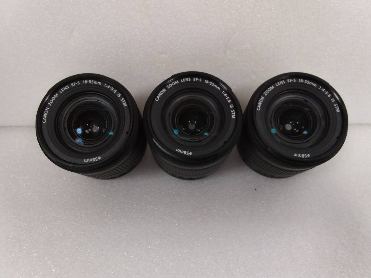 ☆極上美品☆Canon EF-S 18-55mm F:4-5.6 IS STM 3本拍卖