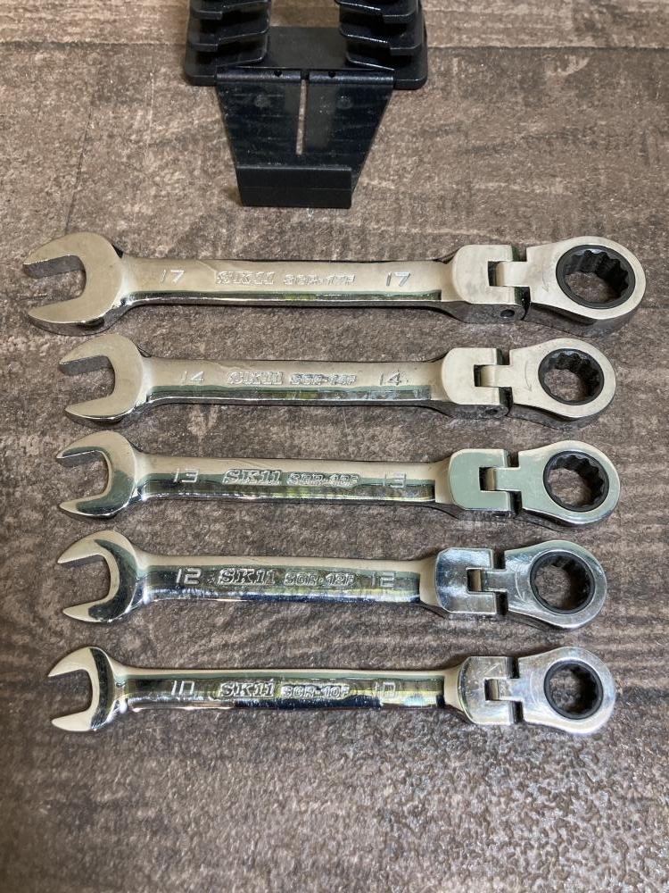 020♪おすすめ品・即決価格♪SK11 フレックスラチェットレンチ 5点セット拍卖