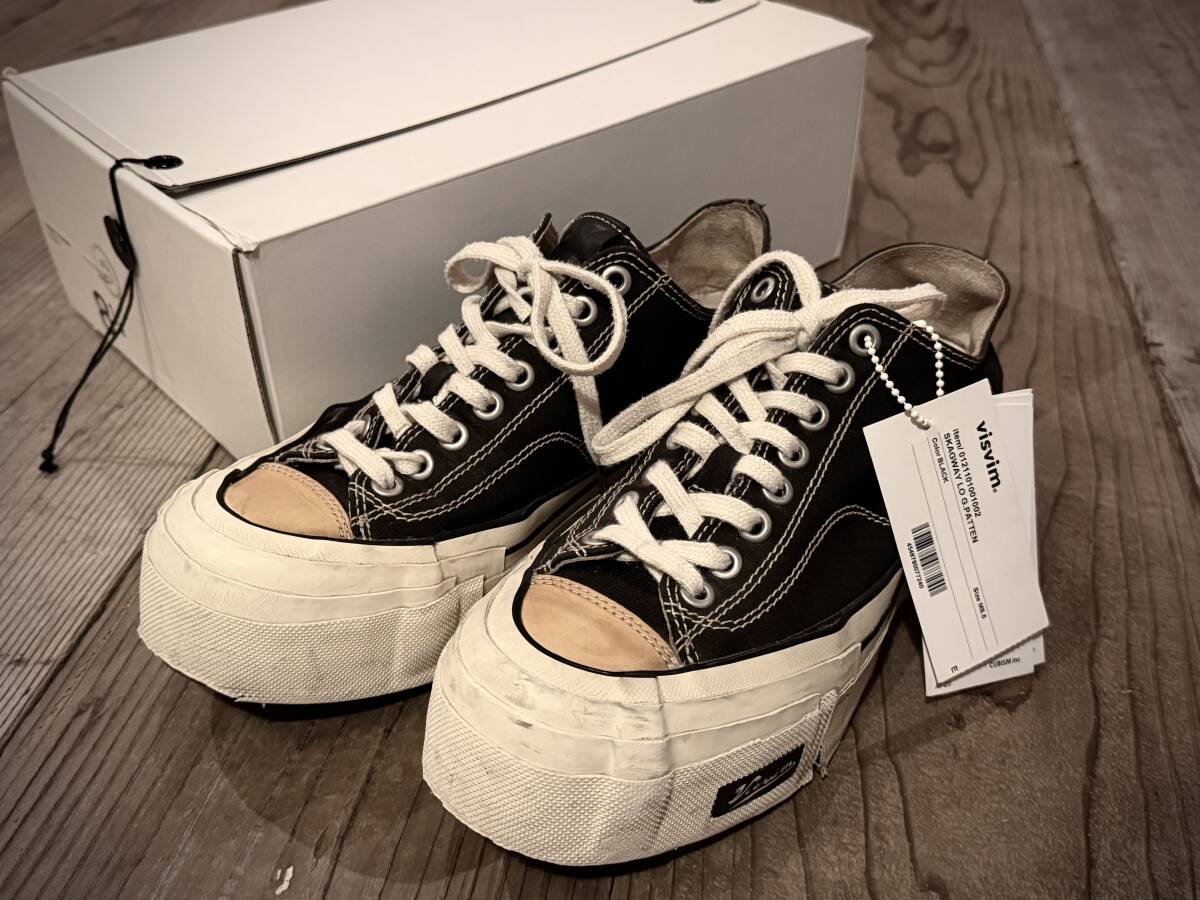 visvim SKAGWAY LO G.PATTEN BLACK US8.5拍卖
