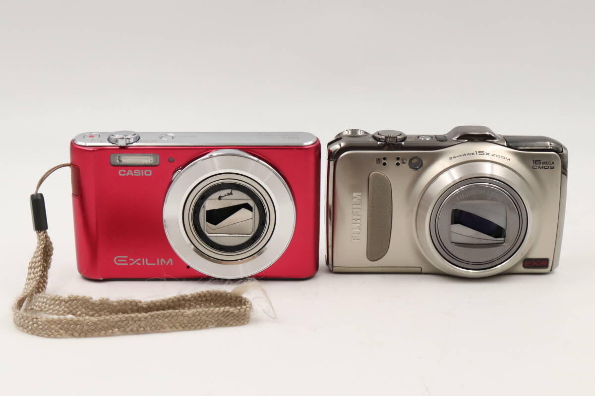 ◆311 CASIO FUJIFILM デジカメ まとめ CASIO EX-ZS240 レッド / FUJIFILM FinePix F550EXR拍卖
