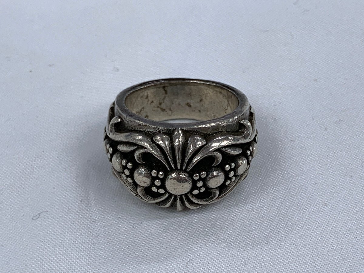 【中古品】tortuga フローラルクロスリング シルバー925 19号 26.9g トルトゥーガ(30326062111791HD)拍卖