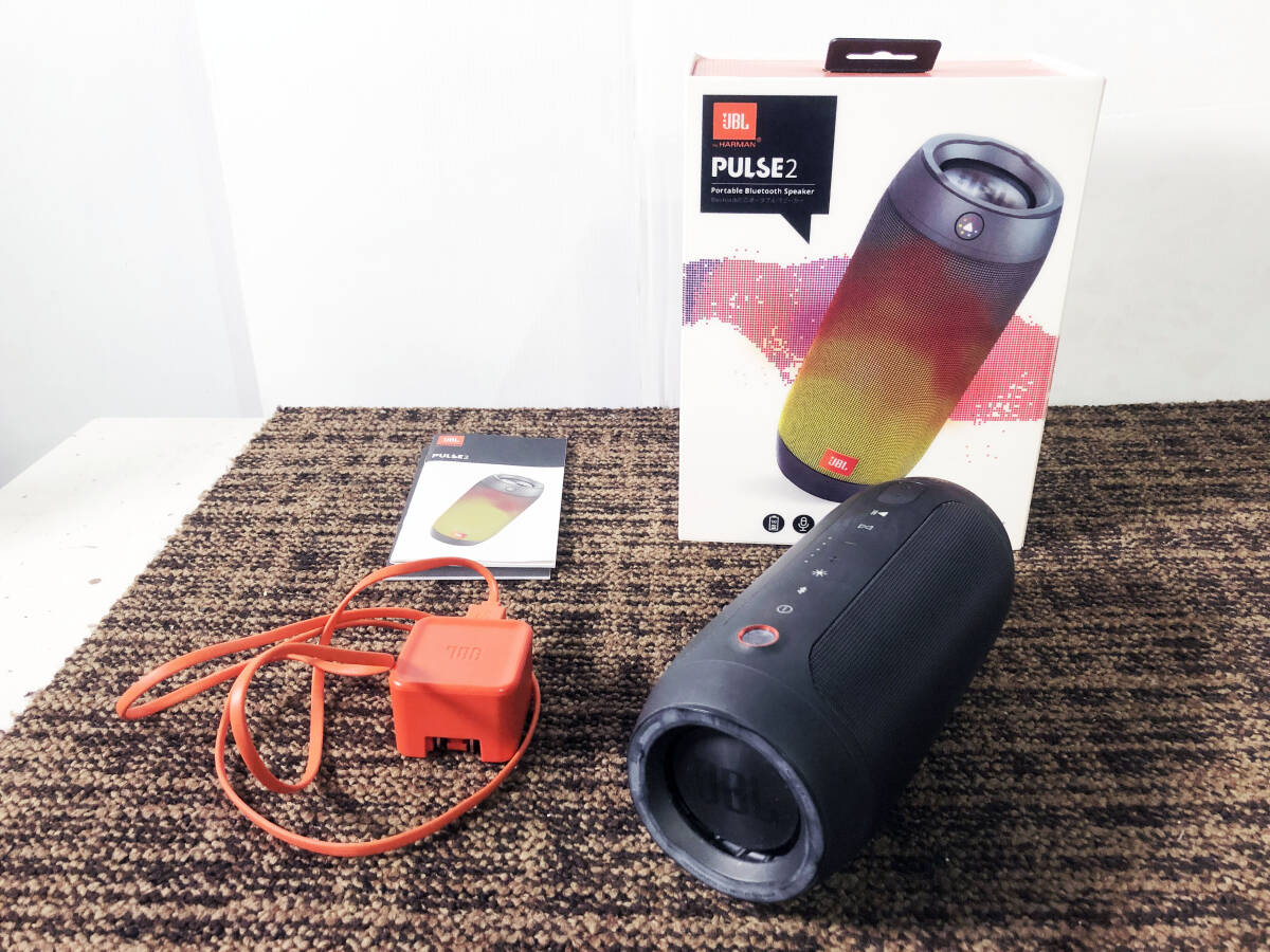 中古★JBL/ジェービーエル Bluetoothスピーカー ブラック 元箱付き【PULSE 2】GUTX拍卖