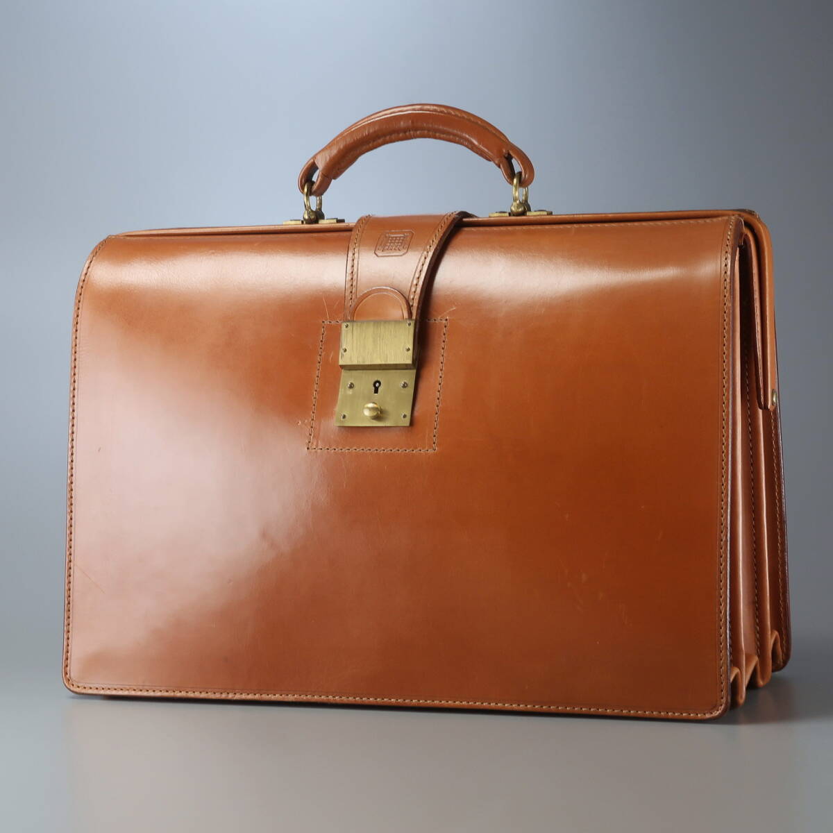 MJ4703//英国製*バロウ&ヘップバーン/BARROW & HEPBURN*ブライドルレザー/ダレスバッグ/ブリーフケース/ビジネスバッグ/鞄/茶/ブラウン拍卖