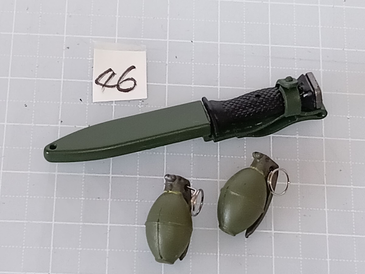 1/6スケール 長期保管品 No,46 ナイフと手榴弾 拍卖