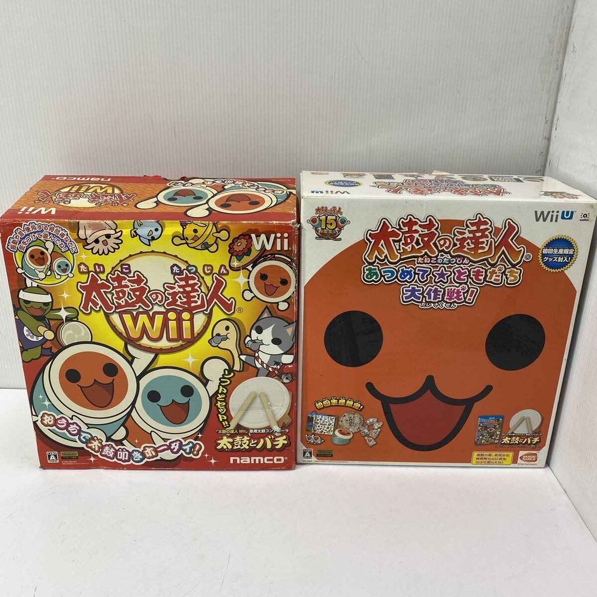 【9/6最終処分】動作確認済み Nintendo Wii 太鼓の達人 あつめてともだち大作戦 タタコン NC-110【送料無料】 AAL0624/大6061/0811拍卖
