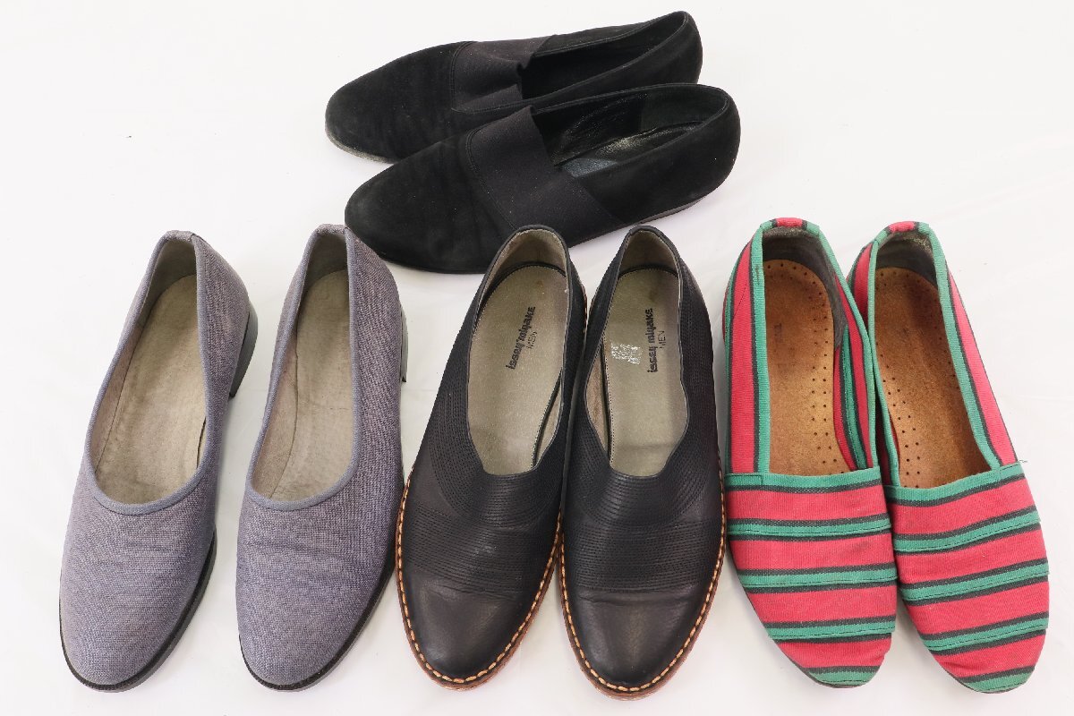 【4点】ISSEY MIYAKE MEN イッセイミヤケ スリッポン フラットシューズ サイズ 25 1/2 靴 くつ メンズ まとめ売り 5733-SM拍卖
