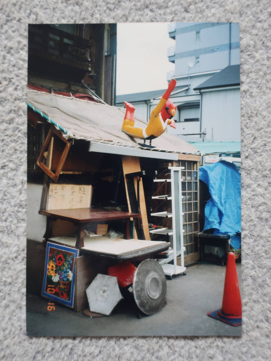 個性的な飾りつけの関西の屋台/’93/10/16撮影/大阪市内 拍卖