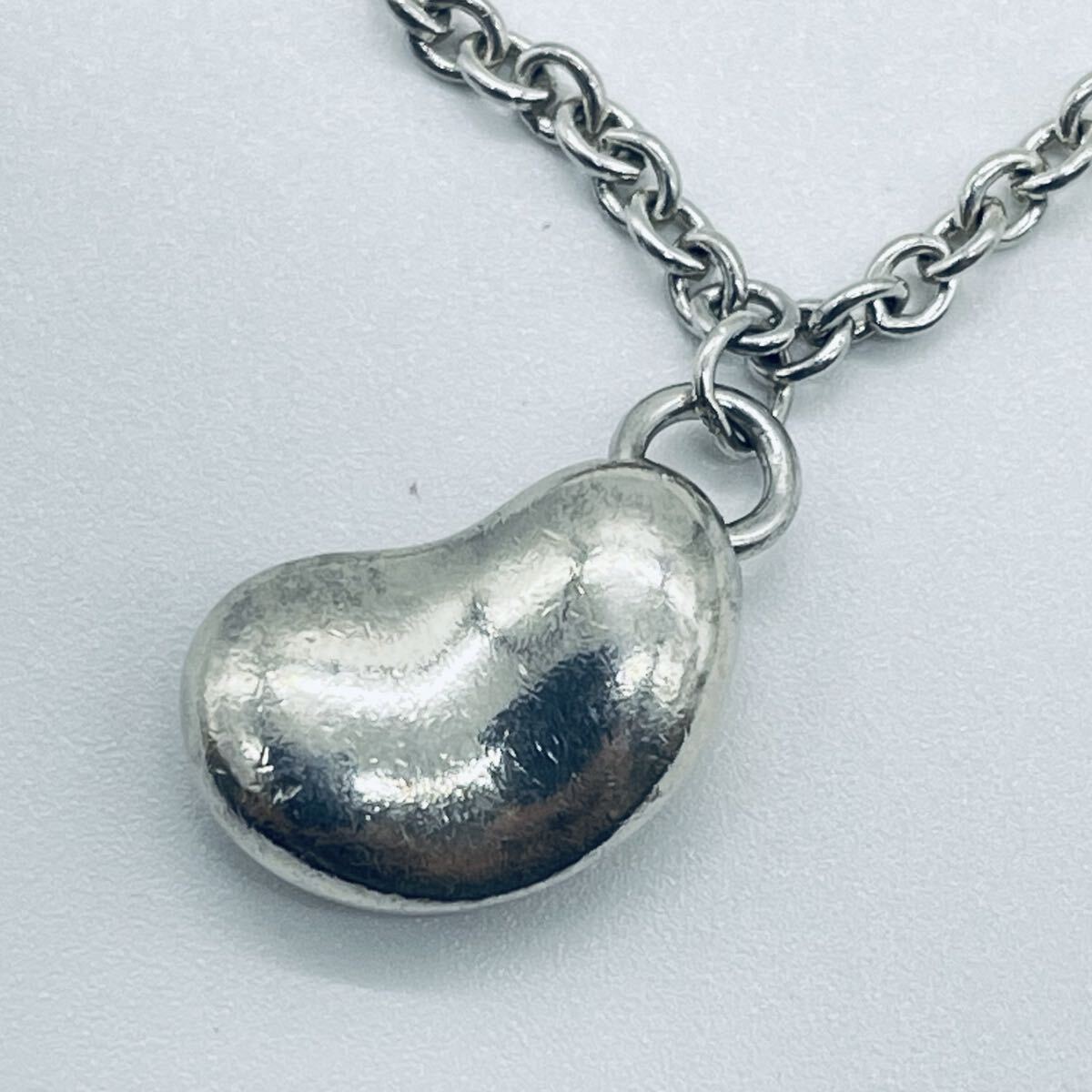 S-17555 Tiffany&Co./ティファニー エルサペレッティ ビーン ブレスレット シルバー Ag925 3.61g 豆 チャーム アクセサリー拍卖