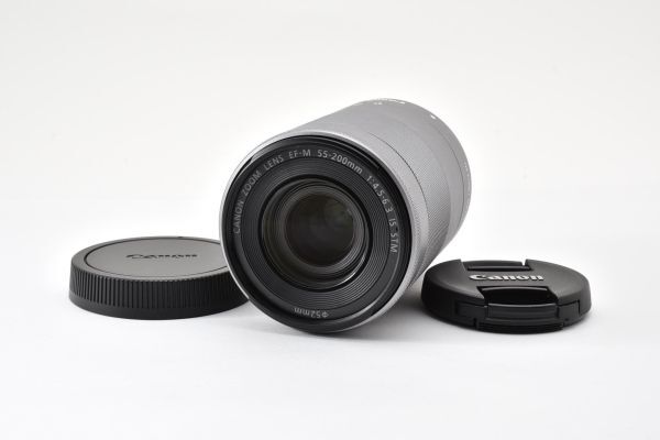 キヤノン Canon EF-M 55-200mm F4.5-6.3 IS STM シルバー 一眼カメラ用レンズ拍卖