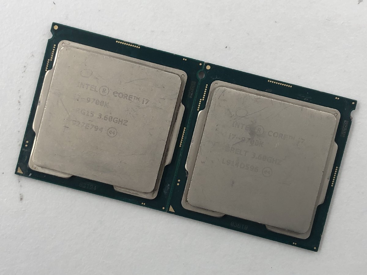 ♪▲【Intel インテル】Core i7-9700K CPU 2点セット SRG15 SRELT まとめ売り 0731 13拍卖