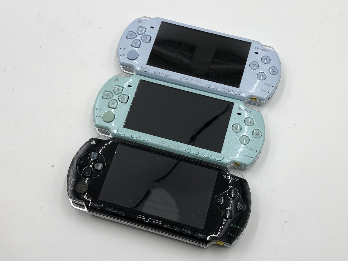 ♪▲【SONY ソニー】PSP PlayStation Portable 3点セット PSP-2000/1000 まとめ売り 0803 7拍卖