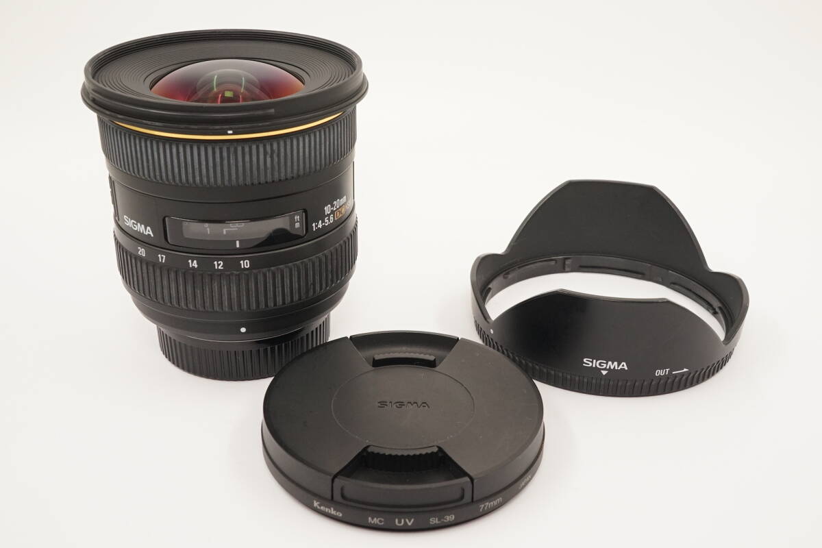 552■売り切り■SIGMAシグマ■10-20mm F4-5.6 EX DC HSM■Nikonニコン用■動作品■拍卖