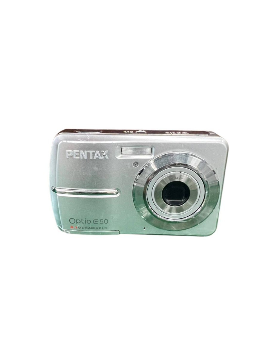 PENTAX ペンタックス コンパクトデジタルカメラ Optio E50 バッテリーなし 動作未確認 シルバー #ur #29550拍卖