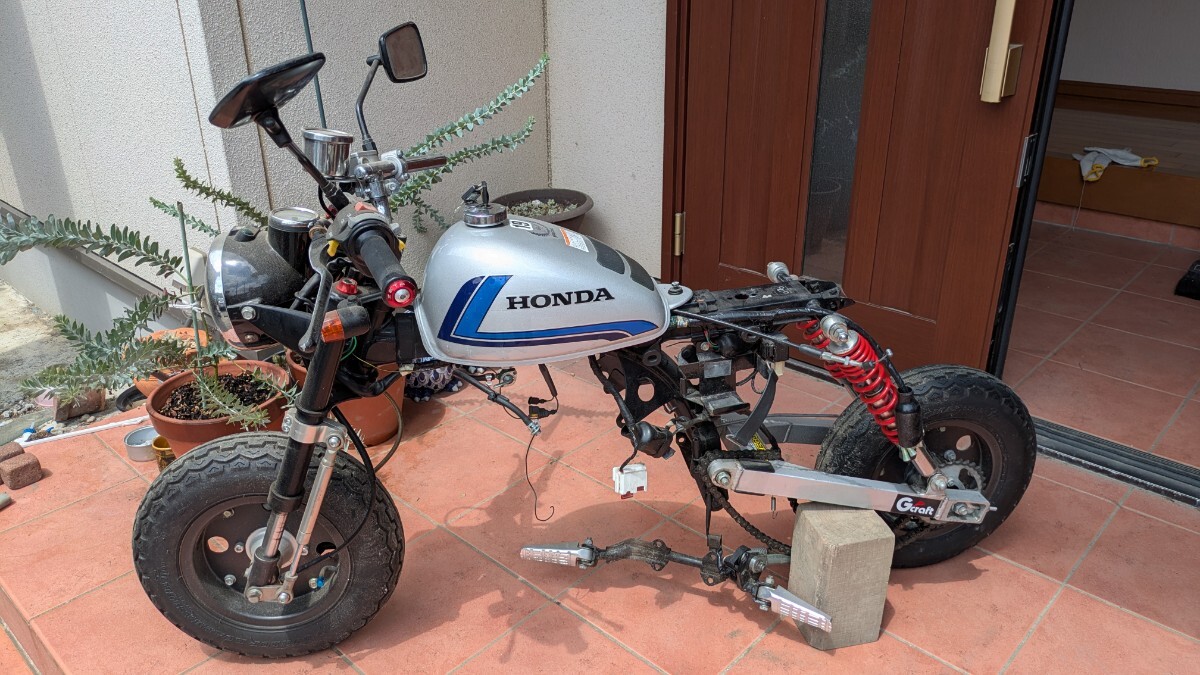 HONDA モンキー スペシャル 2005年式 車体 フレーム エンジンなし レストアベース カスタムベース拍卖