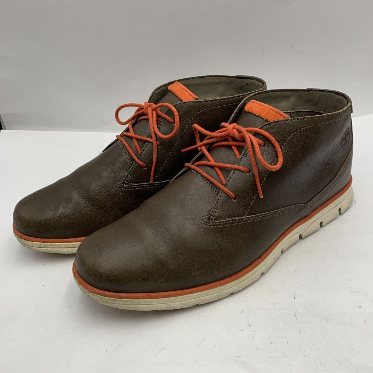 EE532Y Timberland ティンバーランド アースキーパーズ ブラッドストリート チャッカブーツ US8.5W 26.5cm ダークブラウン レザー拍卖