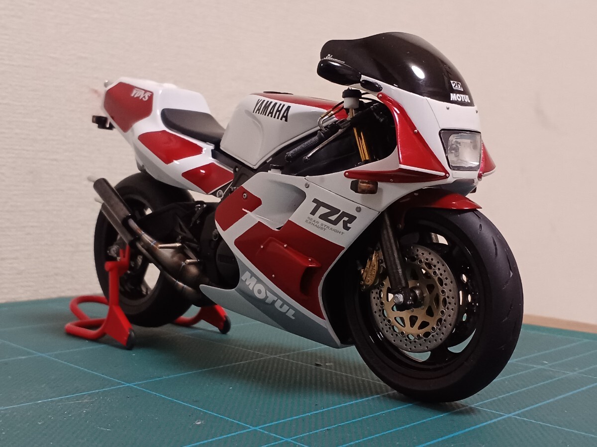 ハセガワ 1/12 TZR250 3MA RZV500Rカスタム 完成品拍卖