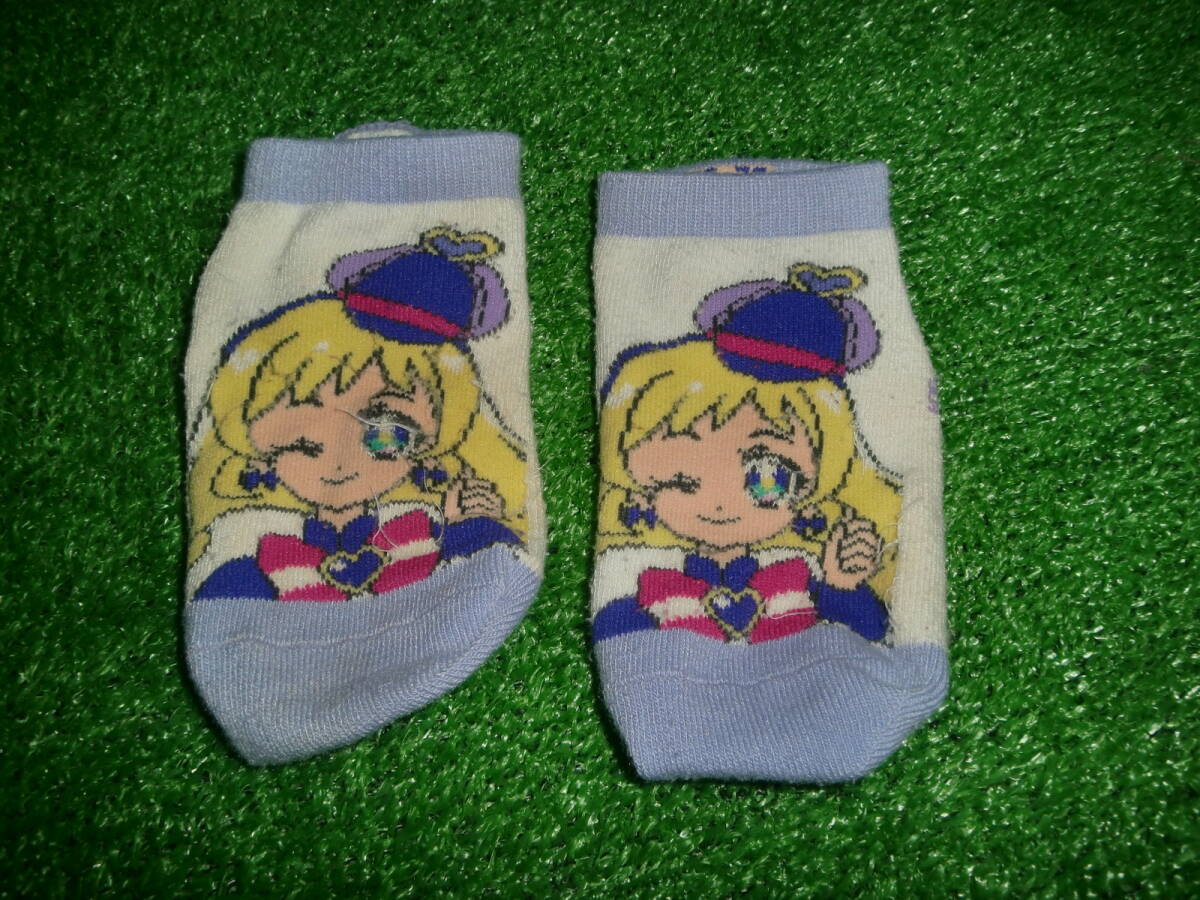 ks0819-01 中古 子供用靴下 女の子向けくつした プリキュア 15-20cm拍卖