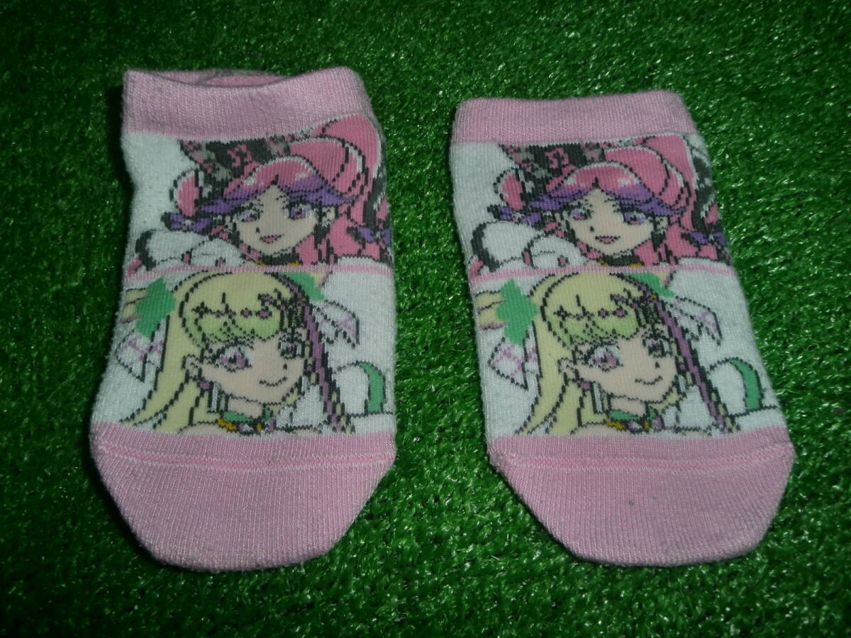 ks0819-02 中古 子供用靴下 女の子向けくつした プリキュア 15-20cm拍卖
