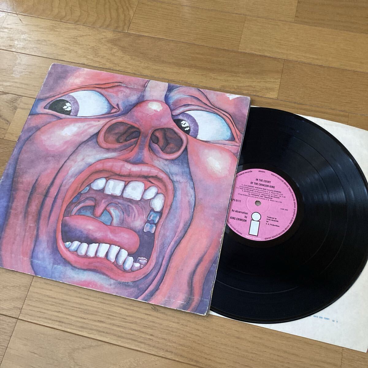 In The Court Of The Crimson King キングクリムゾンの宮殿 A▽2 B//2 英国オリジナルステレオ盤 King Crimson 拍卖