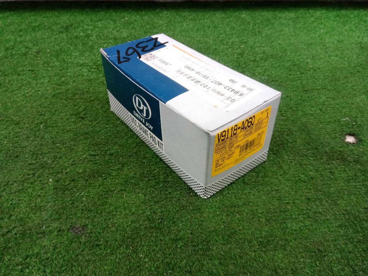★未使用品★TOYOTA ハイエース LH107G 109V 119V DRIVE JOY ディスクパッド ブレーキパッド フロント V9118-A060【他商品と同梱歓迎】拍卖