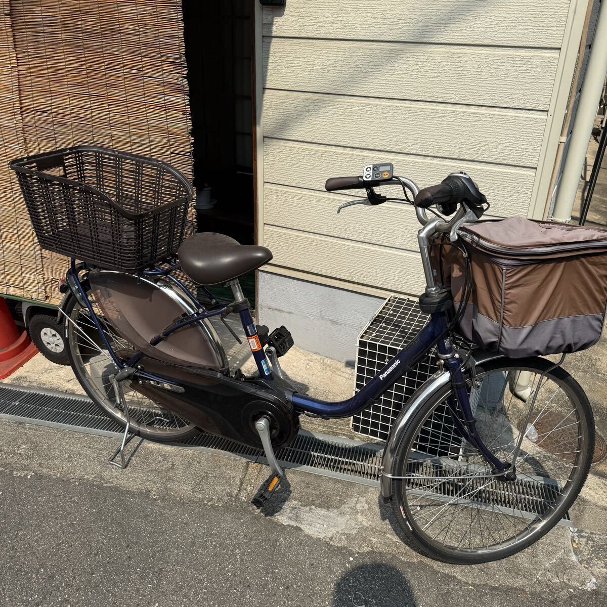 1119D0803 豊中市直接引取限定 電動アシスト自転車 Panasonic ビビ MX 24インチ 簡易チェック済 バッテリー現状 長押し5個点灯 動作確認済拍卖