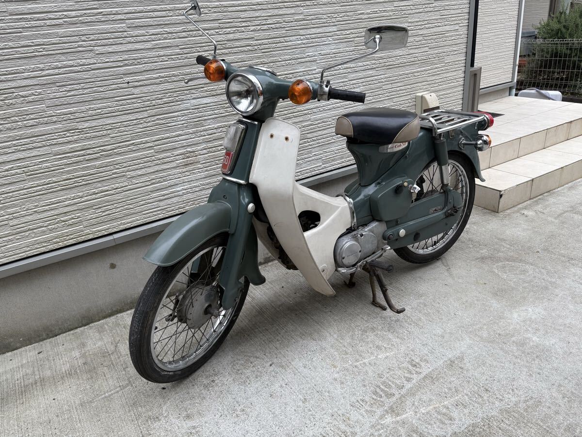 ホンダ/スーパーカブ50 / C50-V/書付/純正/実働/希少/行灯カブ/カモメ/あんどん/1円スタート/売り切り拍卖