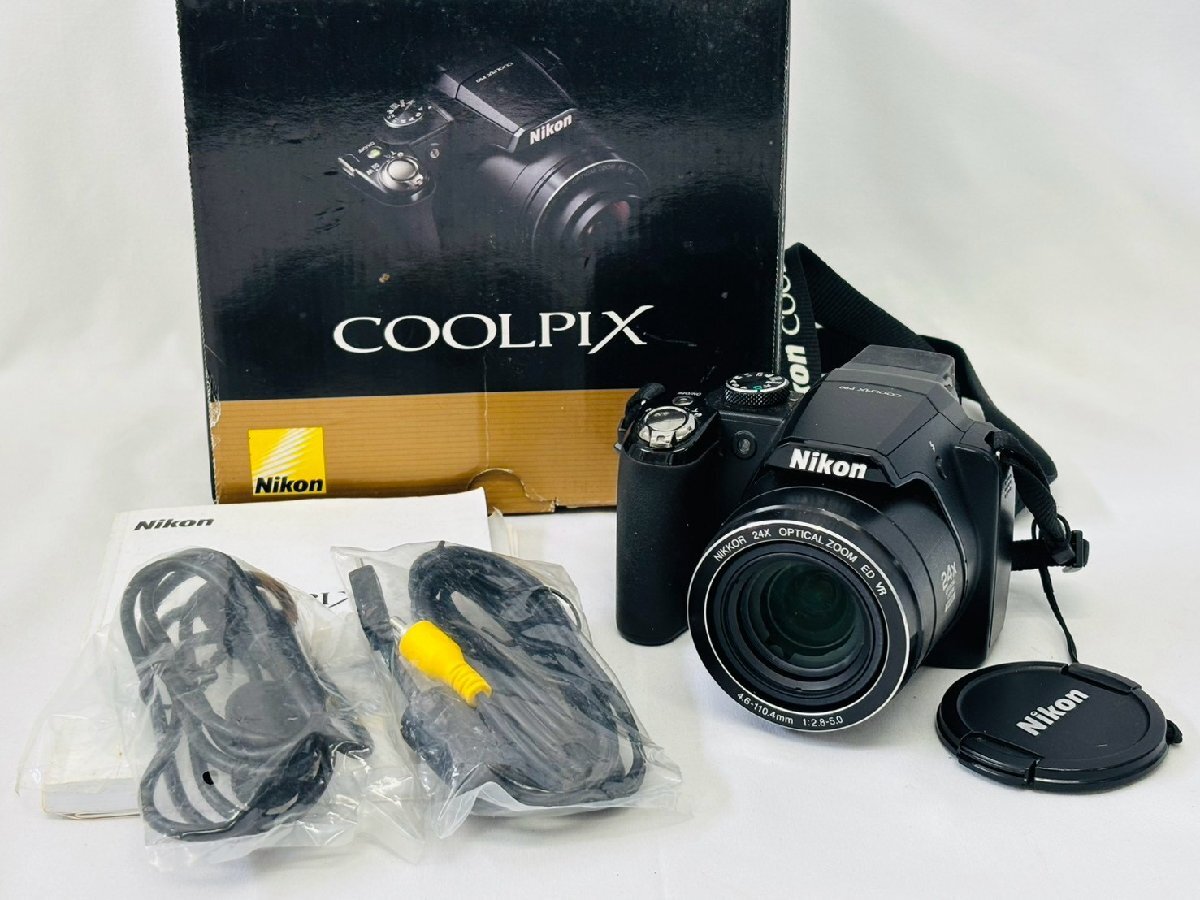 ★Nikonニコン COOLPIX P90 コンパクトデジタルカメラ 24X OPTICAL ZOOM 4.6-110.4㎜ 1:2.8-5.0 動作未確認品★②拍卖