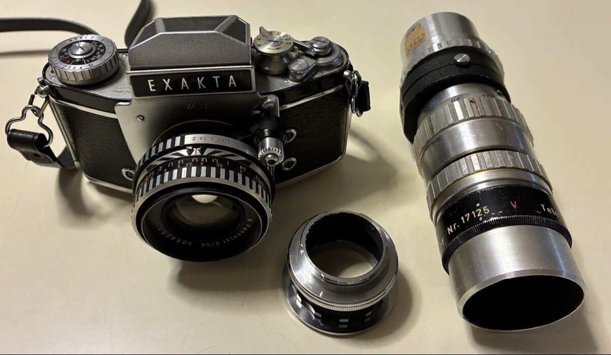 ドイツ IHAGEE KAMERAWERK、Exakta VX II B レンズ2本他付き拍卖