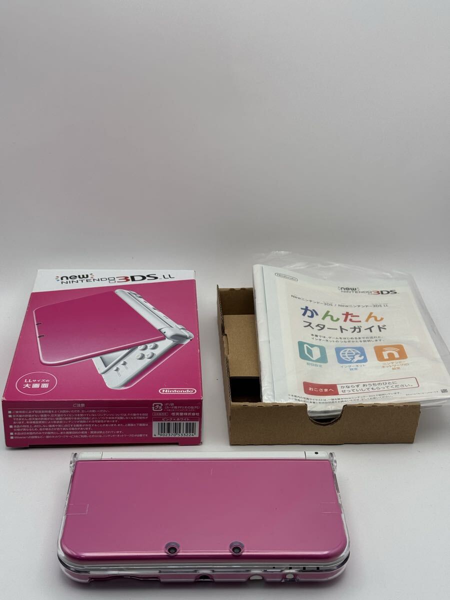Newニンテンドー3DS LL ピンク ホワイト拍卖