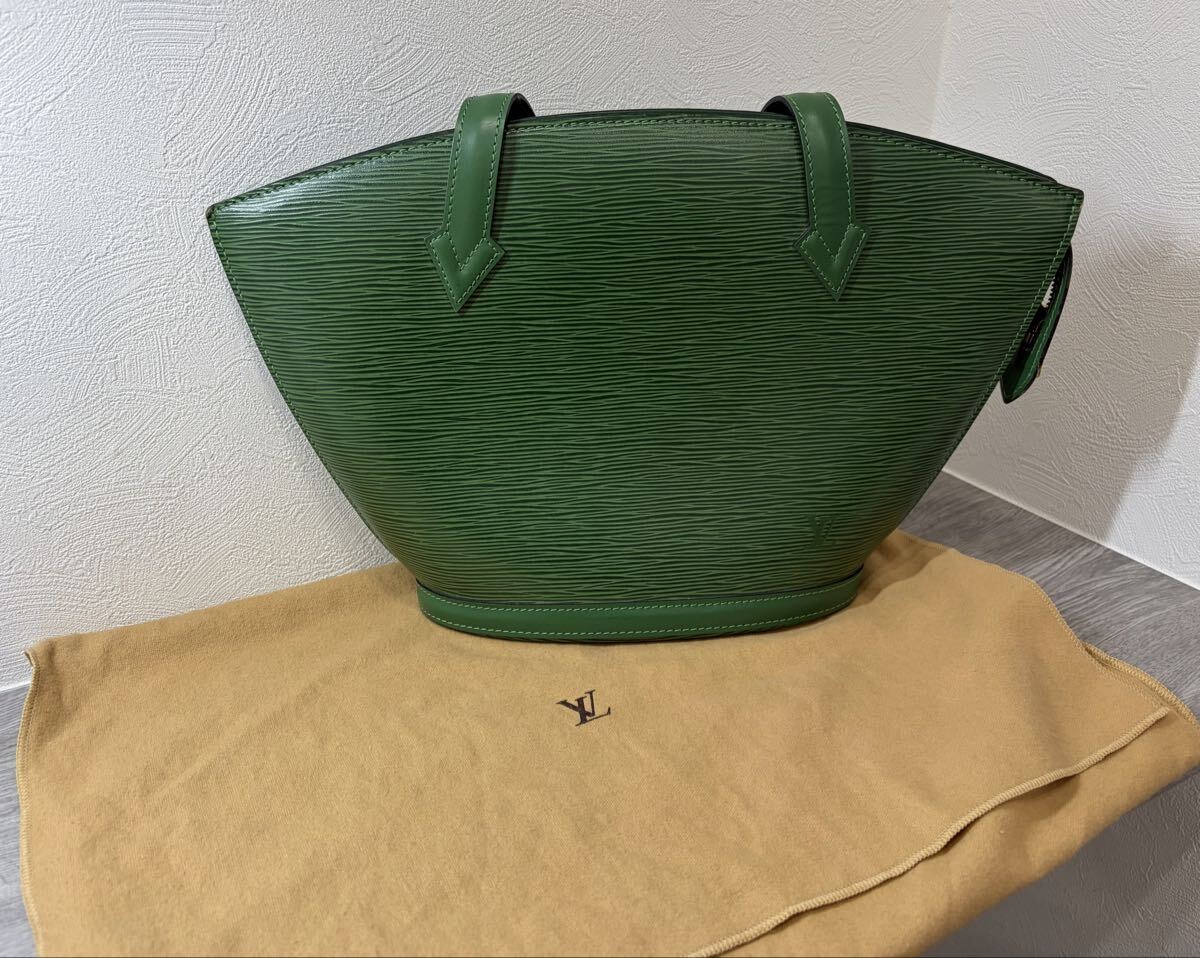 LOUIS VUITTON ルイヴィトン ハンドバッグ サンジャック エピレザー エピ ボルネオグリーン ブランド品 正規品 レディースバッグ 袋付き 拍卖