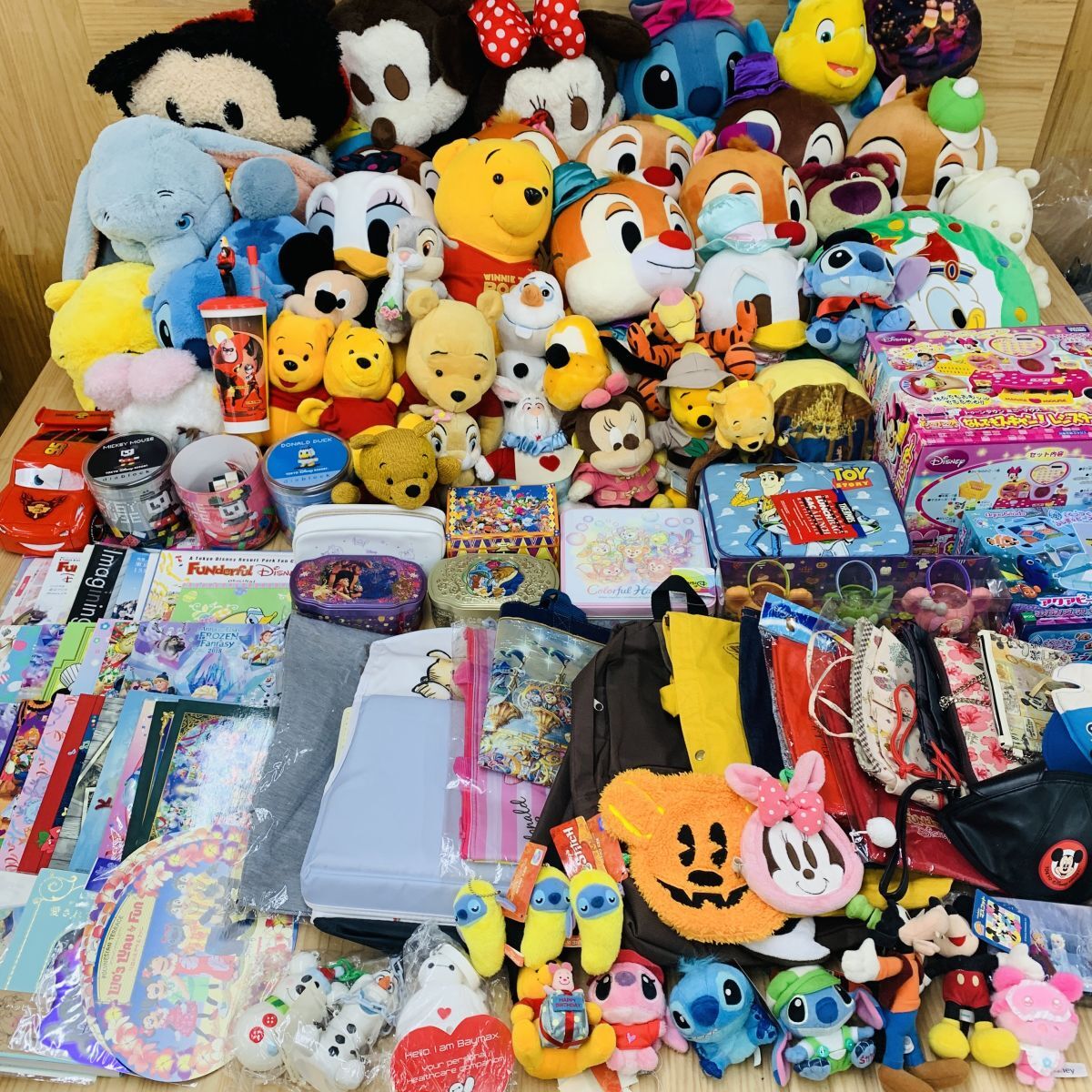 3A53382 まとめ Disney ディズニー マスコット クッション ぬいぐるみ ミッキー ミニー ダンボ チップとデール スティッチ フランダー拍卖