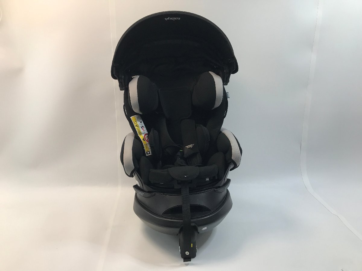 【4-6-3186】 アップリカ フラディアプラス 2187853 チャイルドシート ISOFIX 回転式 新生児 ベッド型 R129適合 Aprica SV 黒拍卖