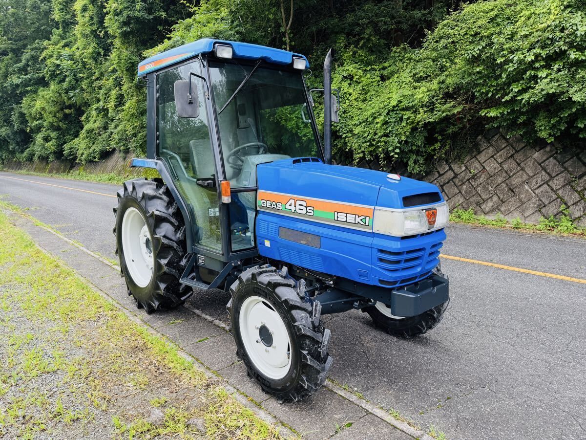 イセキ GEAS 46s トラクター キャビン 4WD エアコン 低アワー 美車 点検整備済 拍卖