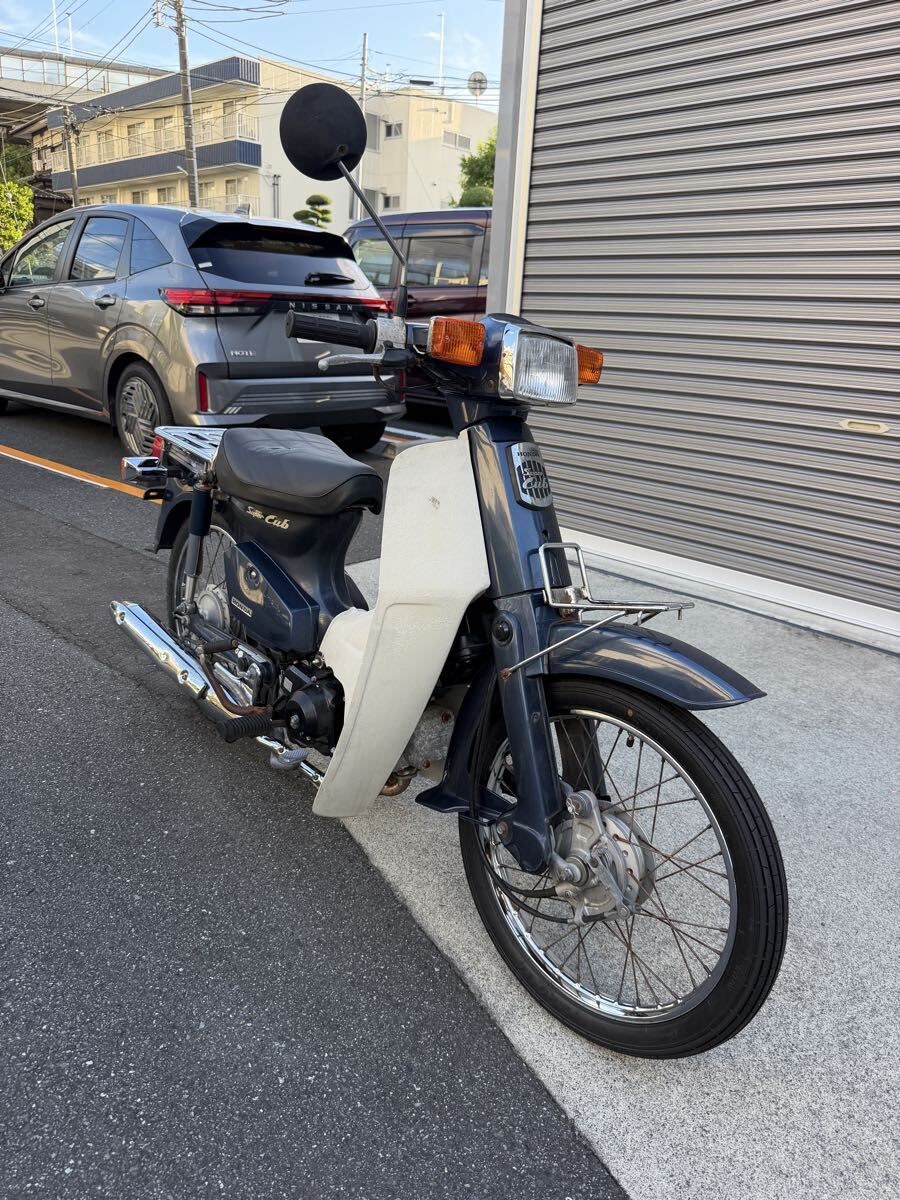 低走行実働車 2000キロ台 フロントタイヤ新品 セル付 スーパーカブカスタム AA01 ホンダ C50 スーパーカブ50拍卖