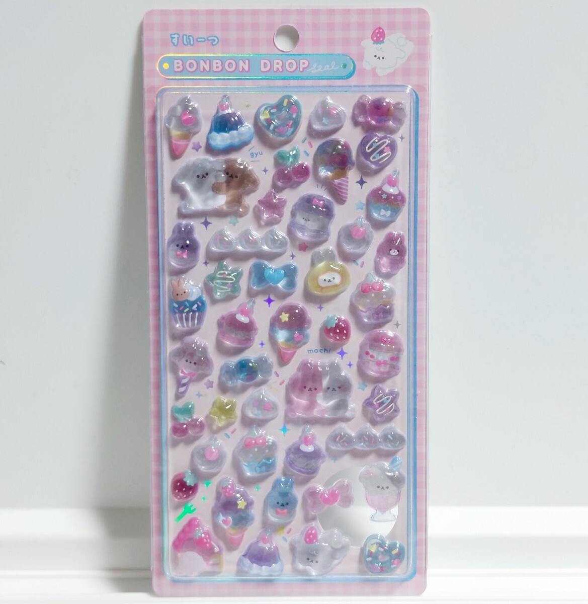 【正規品】ドンキ系列店舗限定 ボンボンドロップシール すいーつ スイーツ ぷっくりシール 3D 立体拍卖