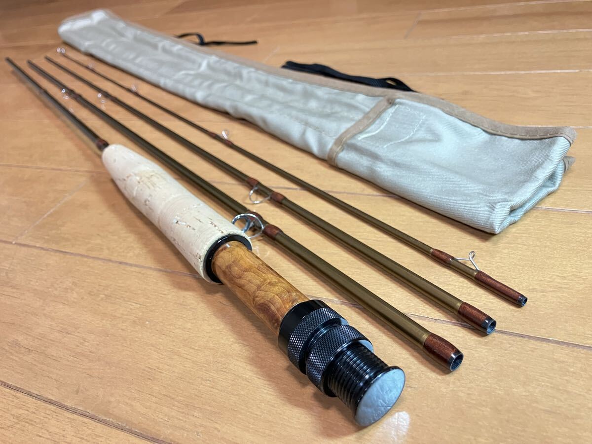 ★即決!稀少 アングル ACISCO アキスコ AR ASIS PACK ARBF8034-4 8'0" #3/4 美品!梱包無料 袋付き 4Pパックロッド ★拍卖