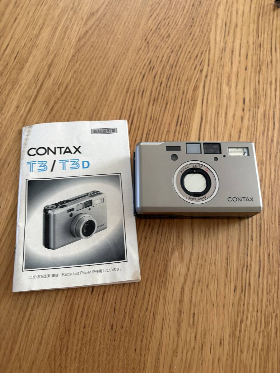 美品 CONTAX T3 撮影サンプル付拍卖