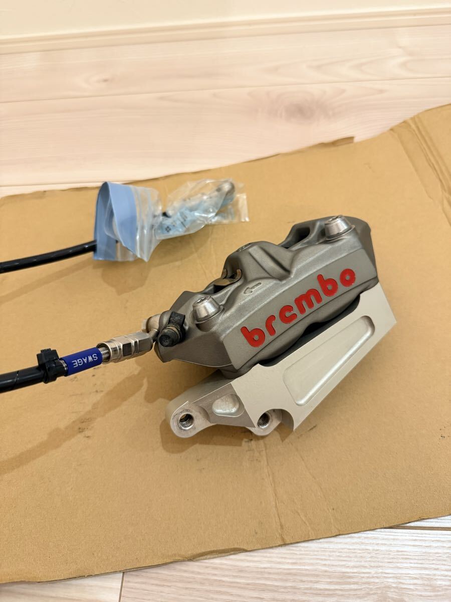 美品! 使用1000km! Buell XB12R Brembo モノブロックラジアルマウントキャリパー M4 34mm ポン付け!フルード付き!拍卖
