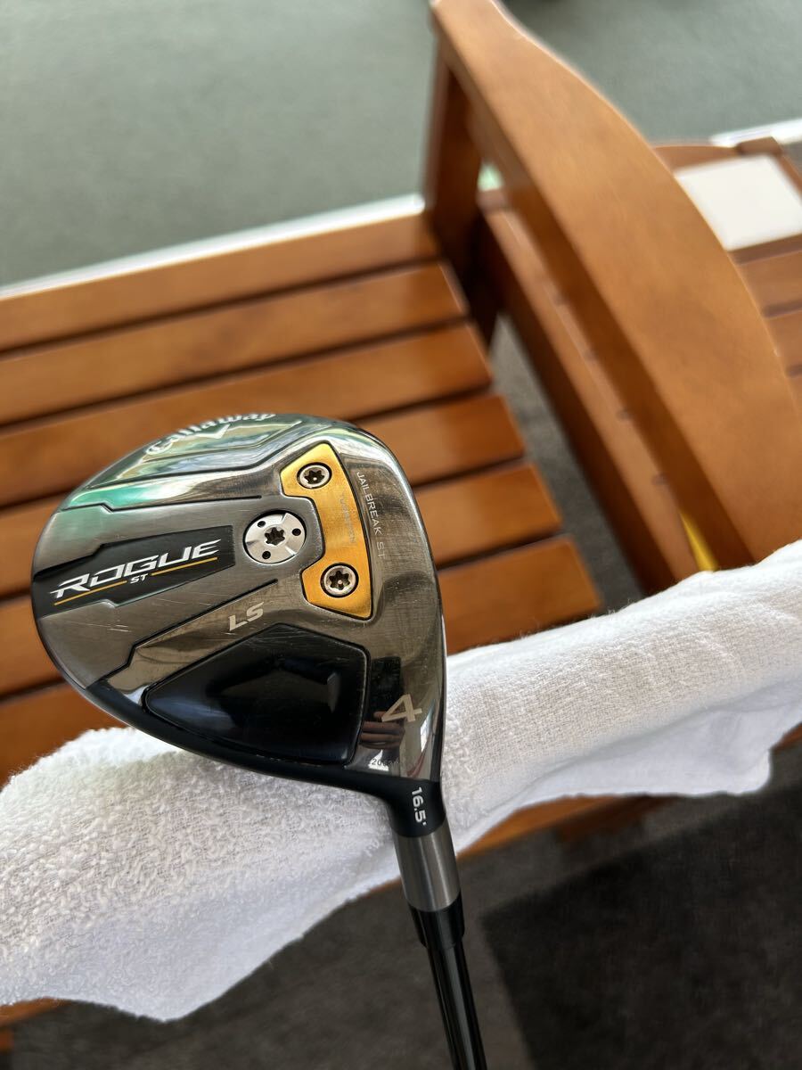 ★ キャロウェイ【ROGUE ST LS 4番ウッド、16.5°、シャフトは純正テンセイ55、フレックスSR装着】★拍卖